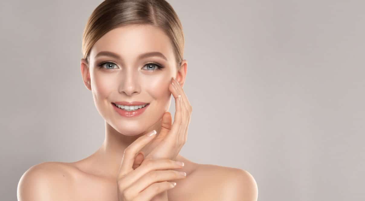 Woman smiling with youthful face after Sculptra in Henderson, NV